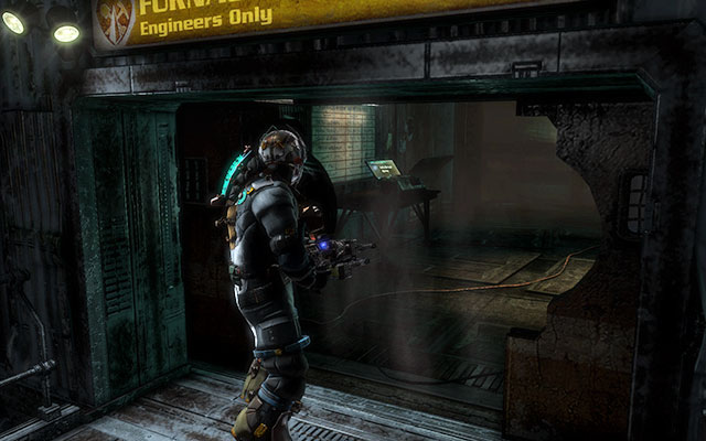 On the table to the left, next to the entrance to the first room with the suit kiosk - Chapter 11 - p. 1 | Secrets - Secrets - Dead Space 3 Game Guide