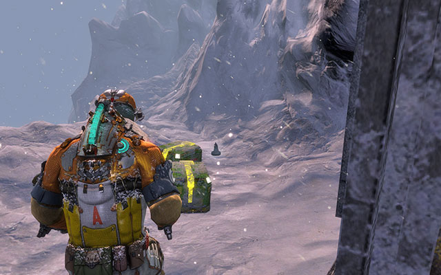 Near crates on the left side, in front of the entrance to barracks - Chapter 11 - p. 1 | Secrets - Secrets - Dead Space 3 Game Guide