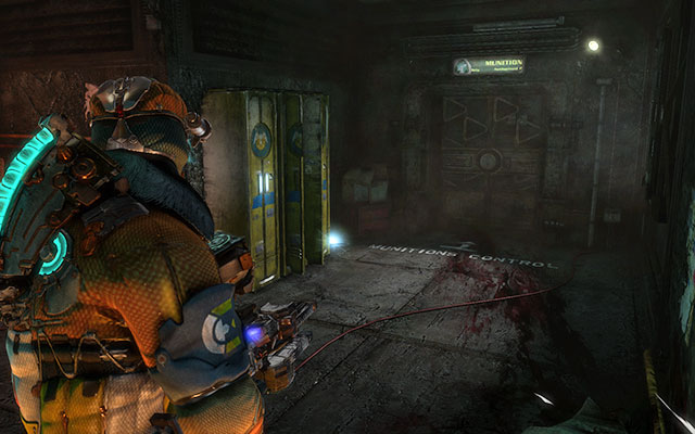 Right next to the entrance to the room with Necromorphs, on the left, behind lockers - Chapter 11 - p. 1 | Secrets - Secrets - Dead Space 3 Game Guide
