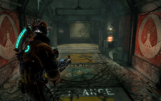 On crates to the right, next to the entrance to the facility to the biology sector] - Chapter 14 - p. 1 | Secrets - Secrets - Dead Space 3 Game Guide