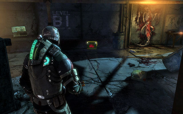 On the desk on the left side, next to the entrance to the room, where you can find second Rosetta piece [biology sector] - Chapter 14 - p. 1 | Secrets - Secrets - Dead Space 3 Game Guide