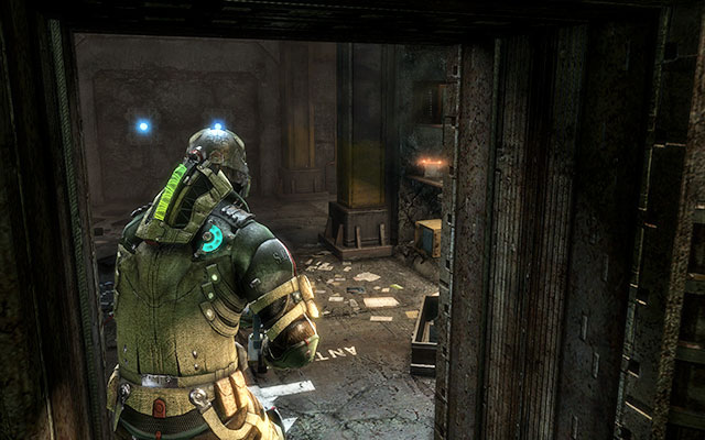 On the shelf indie the supply room, opened with the torque bar [paleontology sector] - Chapter 14 - p. 1 | Secrets - Secrets - Dead Space 3 Game Guide