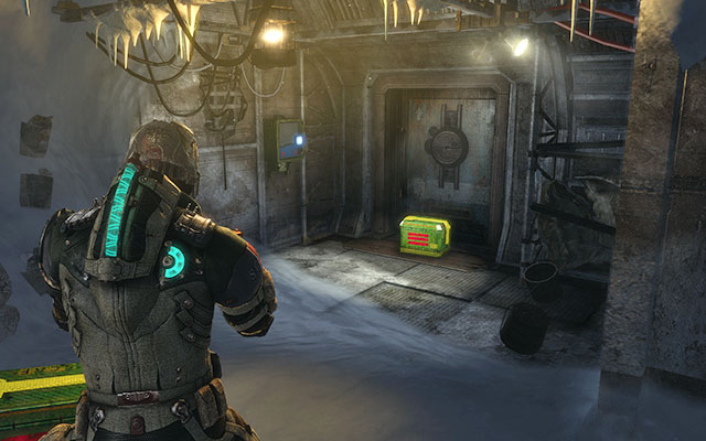 At the end of the room full of mines - Chapter 14 - p. 1 | Secrets - Secrets - Dead Space 3 Game Guide