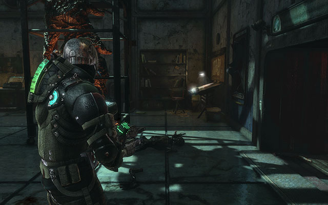 On the drawing table to the right from the entrance, in the room with the second plate [paleontology sector] - Chapter 14 - p. 1 | Secrets - Secrets - Dead Space 3 Game Guide