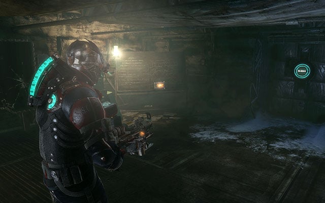 On the table, right from the entrance - Chapter 17 | Secrets - Secrets - Dead Space 3 Game Guide