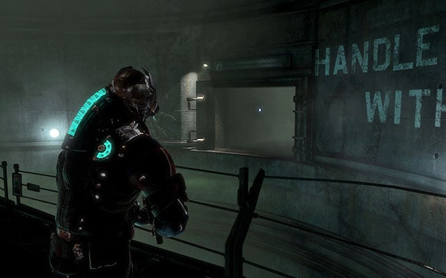 On the wall in the recess on the left, in the second silo - Chapter 17 | Secrets - Secrets - Dead Space 3 Game Guide