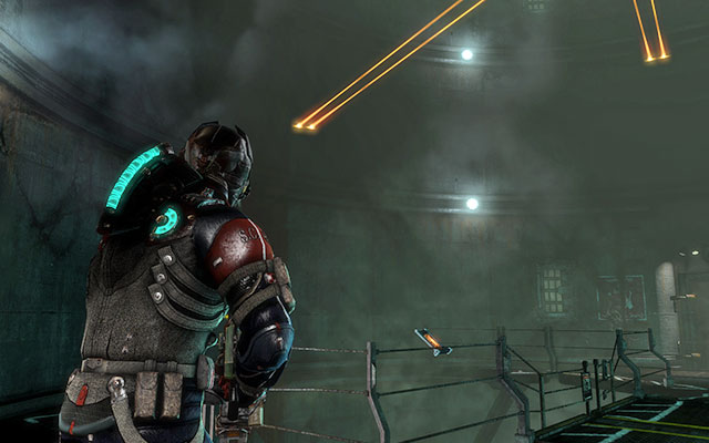 Log floats over the catwalk at the very bottom of the second silo - Chapter 17 | Secrets - Secrets - Dead Space 3 Game Guide