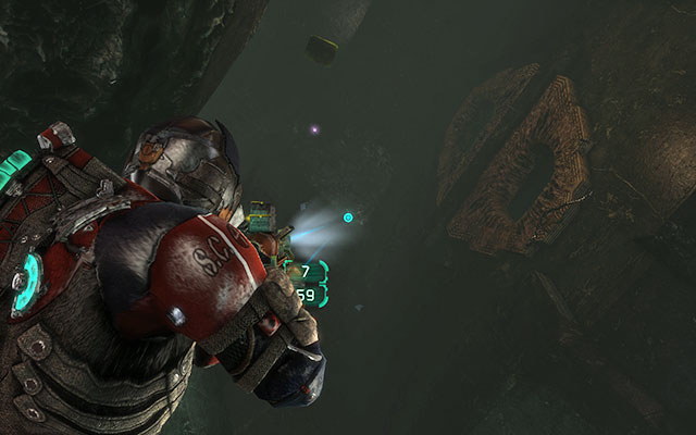 It floats in the air in the room, where zero-gravity is activated after starting the generator - Chapter 17 | Secrets - Secrets - Dead Space 3 Game Guide