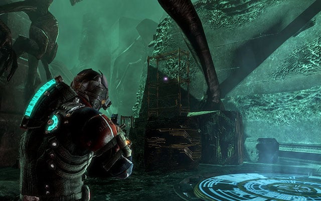 On the scaffolding near the first platform - Chapter 17 | Secrets - Secrets - Dead Space 3 Game Guide