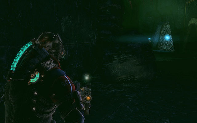 Behind the stone inside the room, left from the gate entrance to the first room after using the portal - Chapter 17 | Secrets - Secrets - Dead Space 3 Game Guide