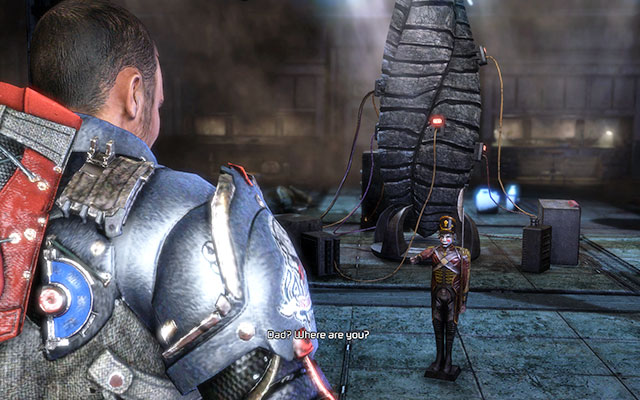 While playing as Carver, during your visit on the ship youll notice toy soldiers scattered around - Find the source of the transmission | Co-op missions: C.M.S. Brusilov - Co-op missions: C.M.S. Brusilov - Dead Space 3 Game Guide