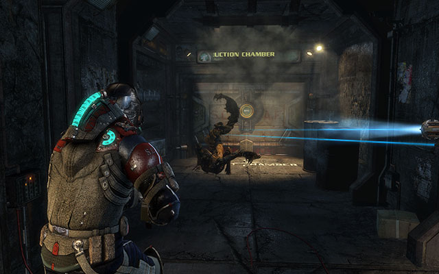 Walk through several more empty corridors, until you get attacked again - Investigate the warehouses secrets | Co-op missions: Archeology - Co-op missions: Archeology - Dead Space 3 Game Guide