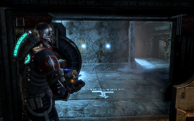 In the next corridor youll find supply lockers - Investigate the warehouses secrets | Co-op missions: Archeology - Co-op missions: Archeology - Dead Space 3 Game Guide