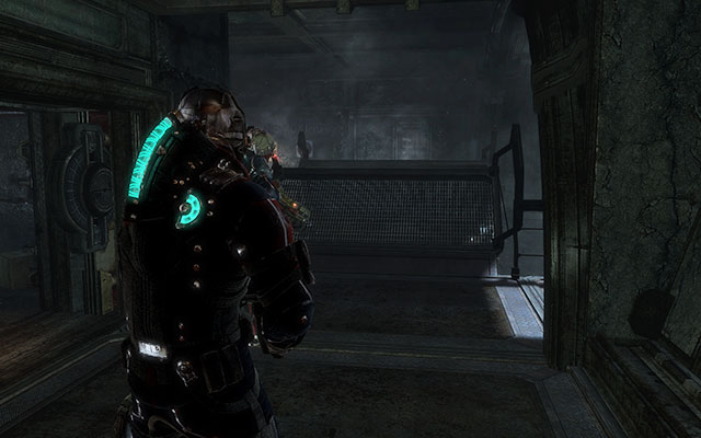 After exiting the elevator, repeal attack of Necromorphs and climb up the ladder - Investigate the warehouses secrets | Co-op missions: Archeology - Co-op missions: Archeology - Dead Space 3 Game Guide