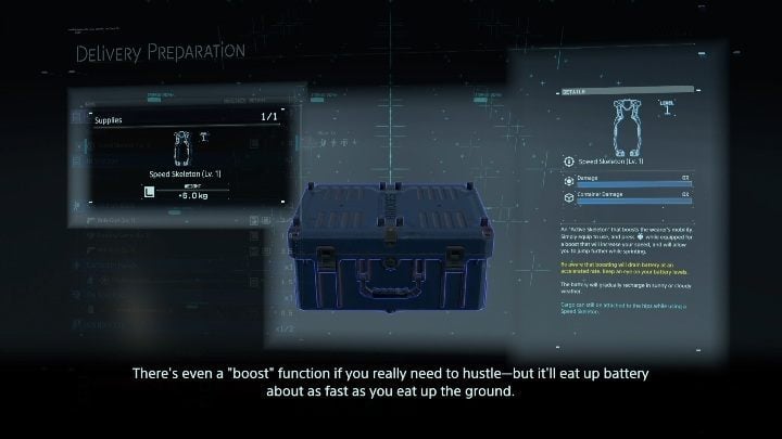 As a reward you will receive an exoskeleton - Chapter 3 - Fragile | Death Stranding Walkthrough - Main story - Death Stranding Guide