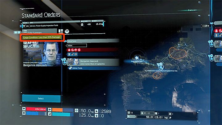 When you are undertaking a side order you should pay special attention to the following factors - Standard orders in Death Stranding - Basics - Death Stranding Guide