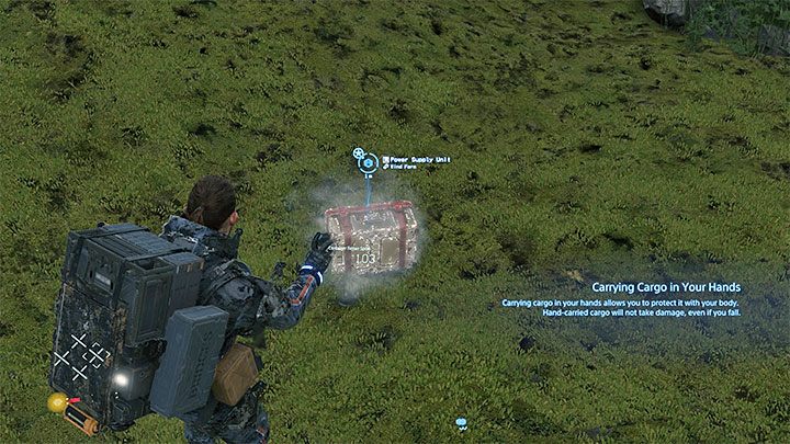 You can spray on the damaged container now - How to repair a damaged cargo in Death Stranding? - Exploration and cargo transportation - Death Stranding Guide