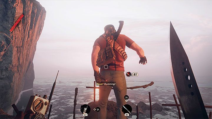 The game will soon suggest testing the sneaking option - it's activated by pressing the circle - Deathloop: Colts Prologue, The Longest Day - walkthrough - Prologue - Deathloop Guide