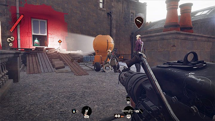 The marker will lead you to an apartment building with closed main entrances - Deathloop: Colts Prologue, The Longest Day - walkthrough - Prologue - Deathloop Guide