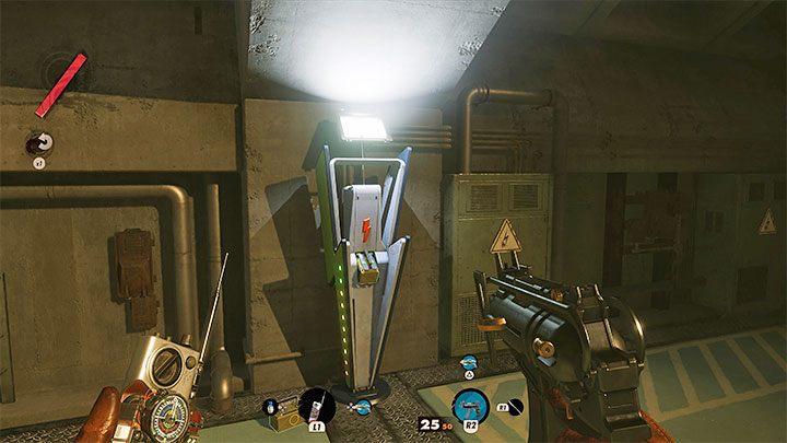 Unfortunately, the projection will be interrupted because the battery has run out - Deathloop: Colts Prologue, The Longest Day - walkthrough - Prologue - Deathloop Guide