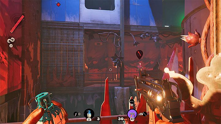 Exploration of the interior of the castle can be different depending on the chosen entrance and tactics - Deathloop: Space Invader - walkthrough - Visionary Leads - Deathloop Guide