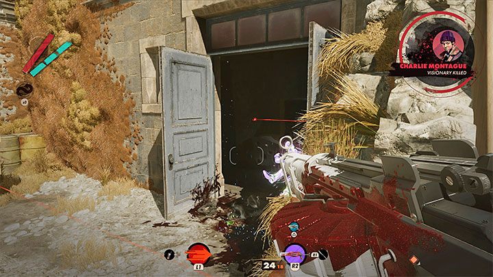 You need to head towards the upper floors of the building - Deathloop: Space Invader - walkthrough - Visionary Leads - Deathloop Guide