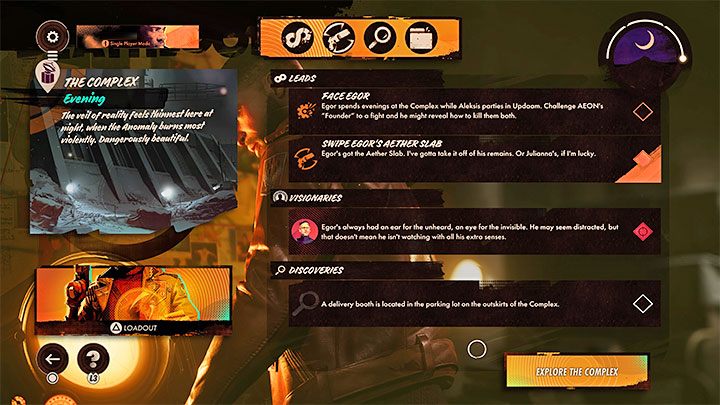 You will be able to start the described lead after completing Colt' - Deathloop: Lost in Transmission - walkthrough - Visionary Leads - Deathloop Guide