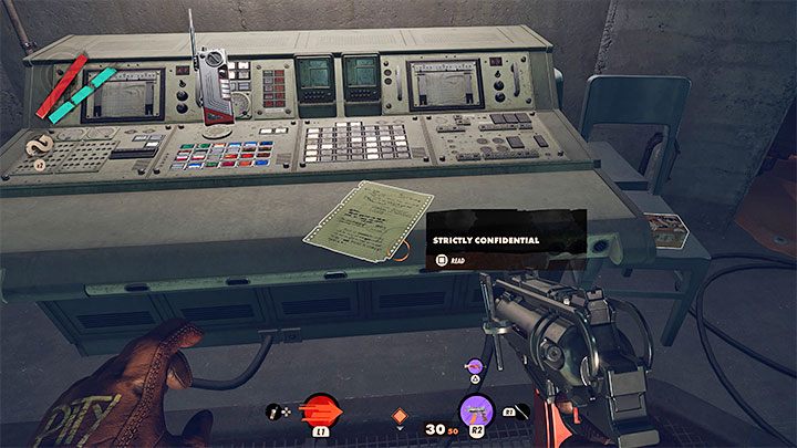 Go down to the underground, in which you will find, among others, a recording (Test Flight 01); and note (Strictly Confidential) - Deathloop: Radio Silence - walkthrough - Visionary Leads - Deathloop Guide