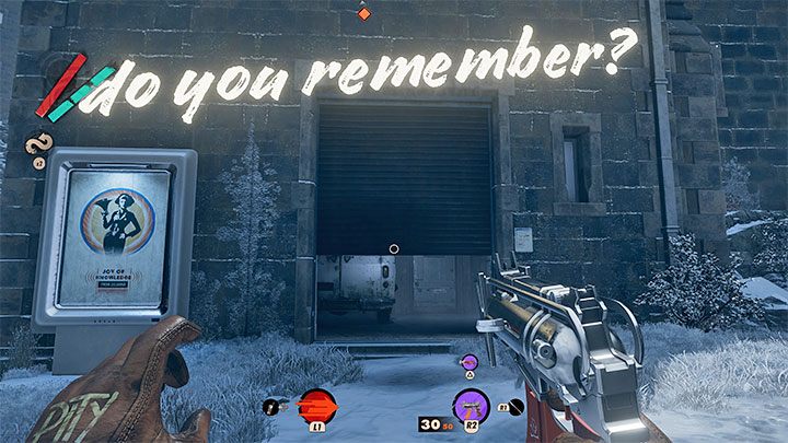 After receiving a new mission objective, leave The Complex district - Deathloop: Radio Silence - walkthrough - Visionary Leads - Deathloop Guide