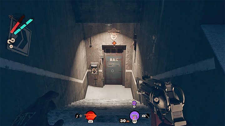 You'll get your new mission objective after listening to Julianna talk on the radio - Deathloop: Radio Silence - walkthrough - Visionary Leads - Deathloop Guide