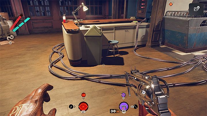 Overloaded transfer cases are responsible for the fire, which is expected to happen later in the day - Deathloop: Ballad of Ramblin Frank - walkthrough - Visionary Leads - Deathloop Guide