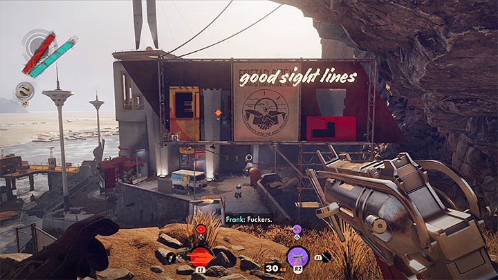 Return to the tunnels and move to Fristad Rock in the morning - Deathloop: Ballad of Ramblin Frank - walkthrough - Visionary Leads - Deathloop Guide