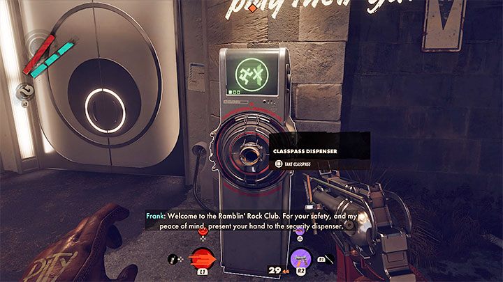 Unfortunately, Frank's club is not a public location - Deathloop: Ballad of Ramblin Frank - walkthrough - Visionary Leads - Deathloop Guide