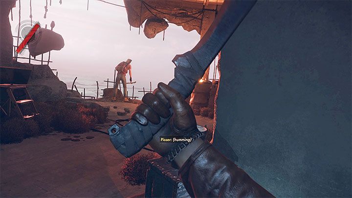 Colt has a machete and although it's mainly used for silent kills, you can also try to use it in close combat - Deathloop: Combat & Stealth - Basics - Deathloop Guide