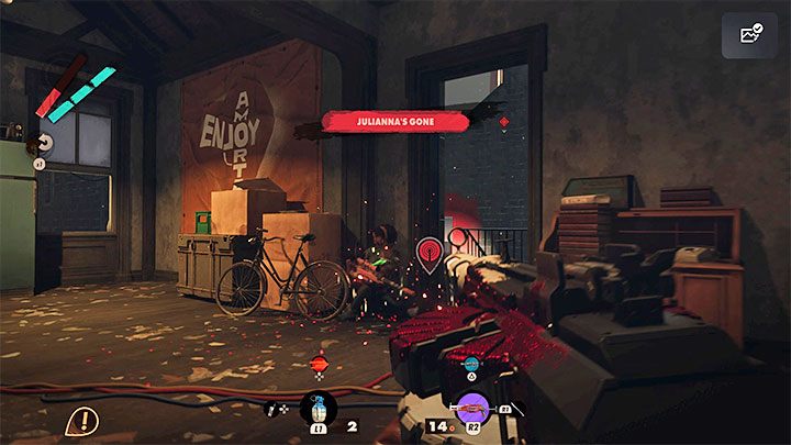 Julianna poses much more threat than the usual enemies - Deathloop: Combat & Stealth - Basics - Deathloop Guide