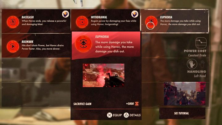 Havoc has interesting upgrades that can increase its potential - Deathloop: Best powers - which ones? - Basics - Deathloop Guide