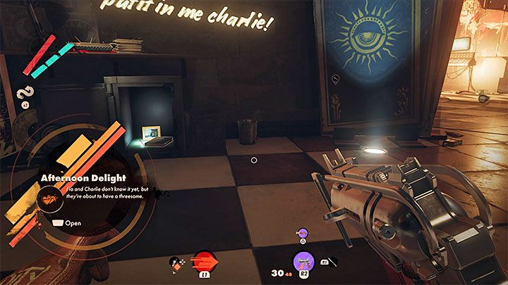 This task is a continuation of the Space Invader mission, described on a separate page of the guide - Deathloop: Afternoon Delight - walkthrough - Visionary Leads - Deathloop Guide