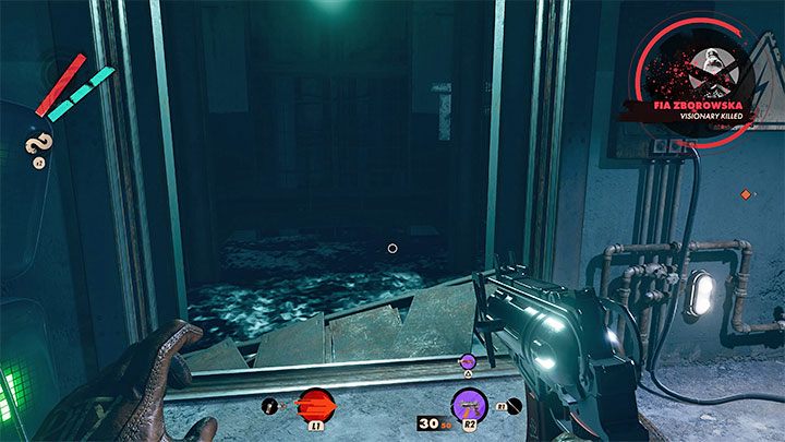 Continue your escape by getting to the shaft - Deathloop: Afternoon Delight - walkthrough - Visionary Leads - Deathloop Guide