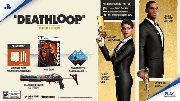 Deathloop Deluxe Edition on PlayStation 5 is available in a box or digitally - Deathloop: Game editions - Appendix - Deathloop Guide