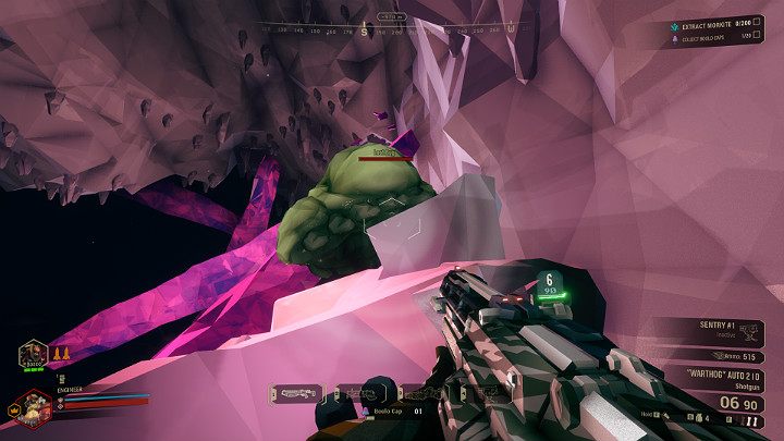 A destroyed Loot Bug drops raw materials - you will often have to run after the items to collect them - Deep Rock Galactic: Loot Bugs - types, loot - Basics - Deep Rock Galactic Guide