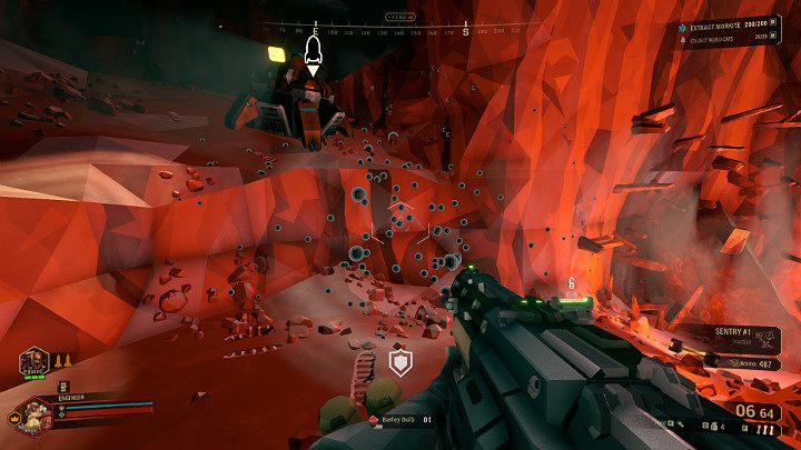 You can recognize places where Enor Pearl is buried by small gray spherical crystals on the cave walls - Deep Rock Galactic: Enor Pearl resource - how to find? - Other - Deep Rock Galactic Guide