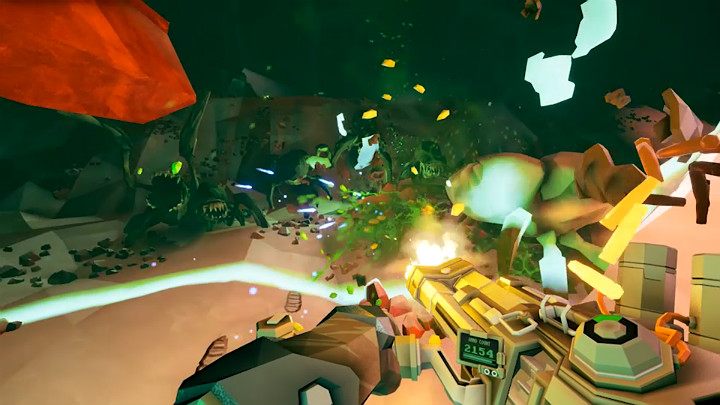 The protective shield lasts for 6 seconds and then deactivates, automatically returns to Gunners backpack and switches into cooling mode - Deep Rock Galactic: Gunner - special equipment - Gunner - Deep Rock Galactic Guide