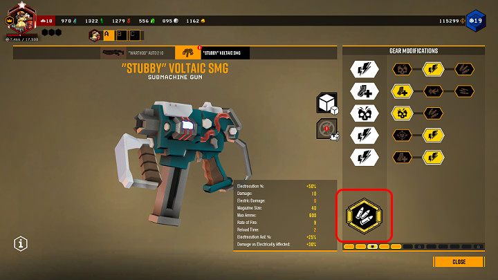 The slot responsible for the Overclocks modification is located at the bottom of the table with available modifications - Deep Rock Galactic: Overclocks - how to use and unlock? - FAQ - Deep Rock Galactic Guide