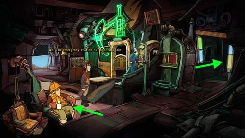 Leave the bar - Find coffee powder ingredients | Part 1 - Kuvaq - Part 1 - Kuvaq - Deponia Game Guide & Walkthrough