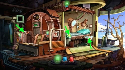 As you probably remember, Gizmo acts as a fireman, doctor or policeman, depending on situation, and this location act as three rooms too - Find coffee powder ingredients | Part 1 - Kuvaq - Part 1 - Kuvaq - Deponia Game Guide & Walkthrough