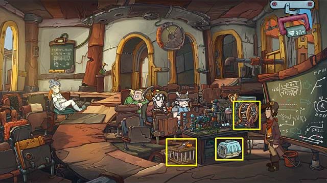 Put the platypus into the running wheel (use the basket with platypus on the running wheel) - Make an anomaly - Chapter five - Deponia Doomsday - Game Guide and Walkthrough