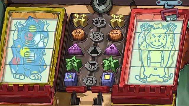 Now put the cartridge 02 into the left slot - Make matrices of three jackalopes - Chapter three - Deponia Doomsday - Game Guide and Walkthrough