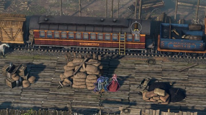 All heroes have to reach the train platform (M6,13) and interact with one of the railcars - Desperados 3: Meet the heroes on the train - mission 6, walkthrough - Mission 6 - The Bridge at Eagle Falls - Desperados 3 Guide