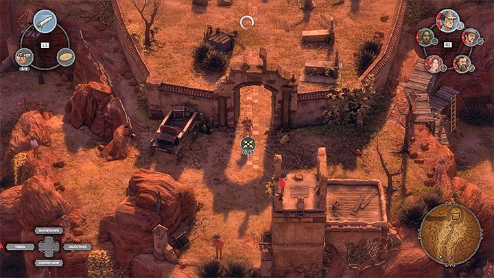 1 - Desperados 3: Reach the cemetery gate - mission 16, walkthrough - Mission 16 - The Old and The New - Desperados 3 Guide