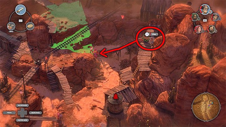 Keep moving north - Desperados 3: Reach the cemetery gate - mission 16, walkthrough - Mission 16 - The Old and The New - Desperados 3 Guide